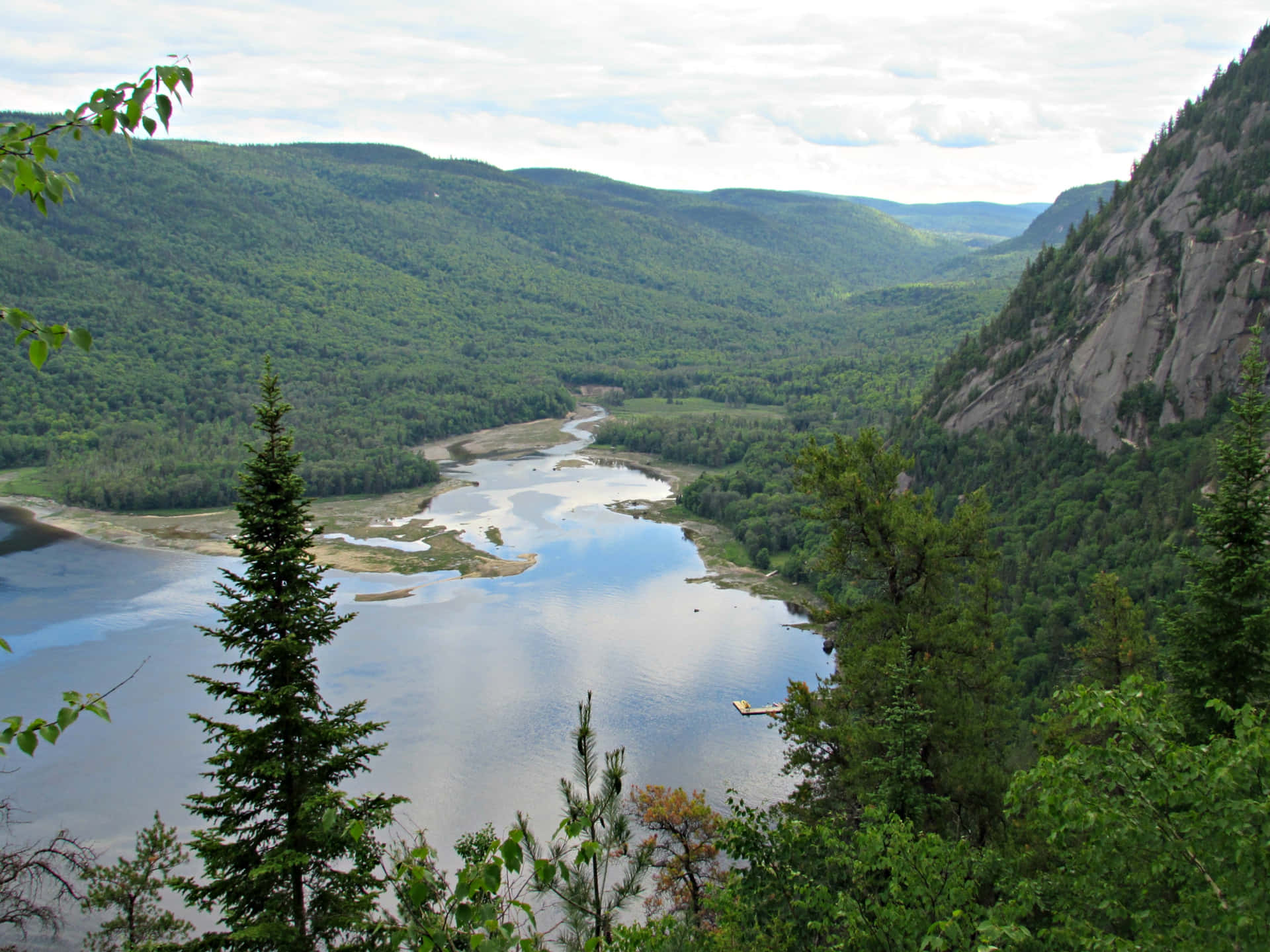 Saguenay River Valley View Wallpaper