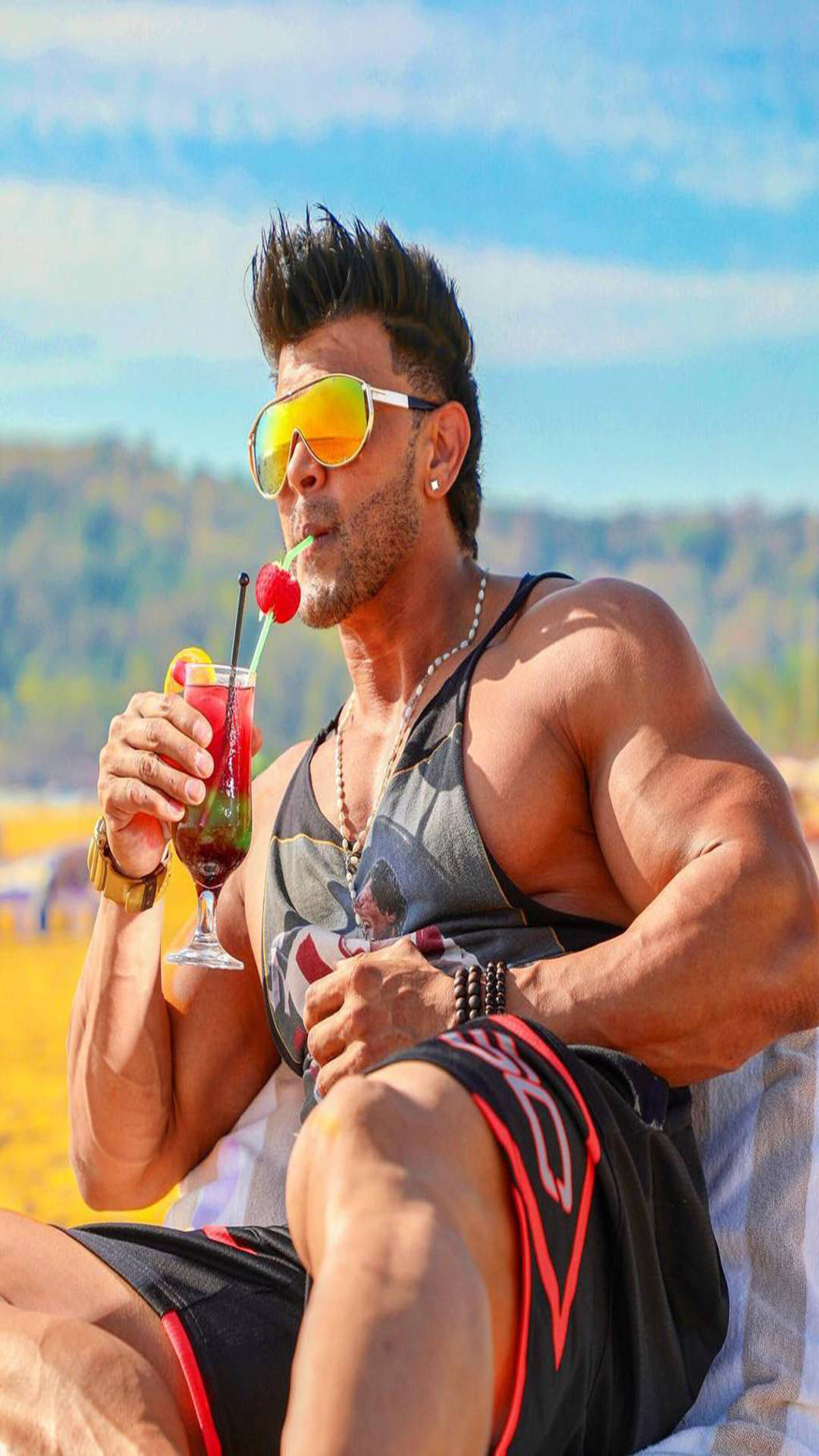 Sahil Khan Indian Fitness Trainer Background
