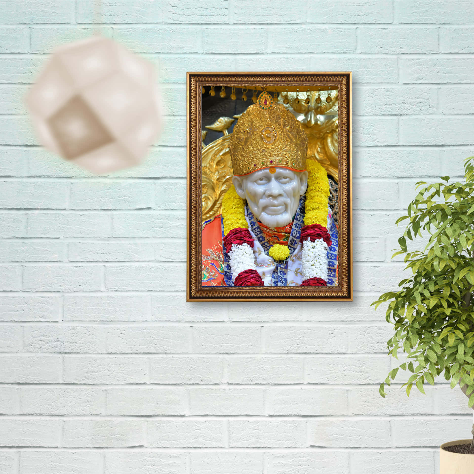Sai Baba Wall Frame Picture