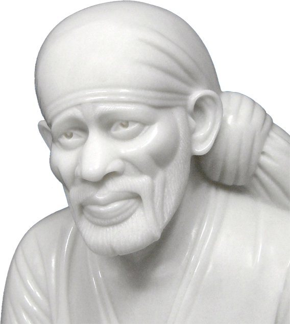 Sai Baba Statue Portrait PNG