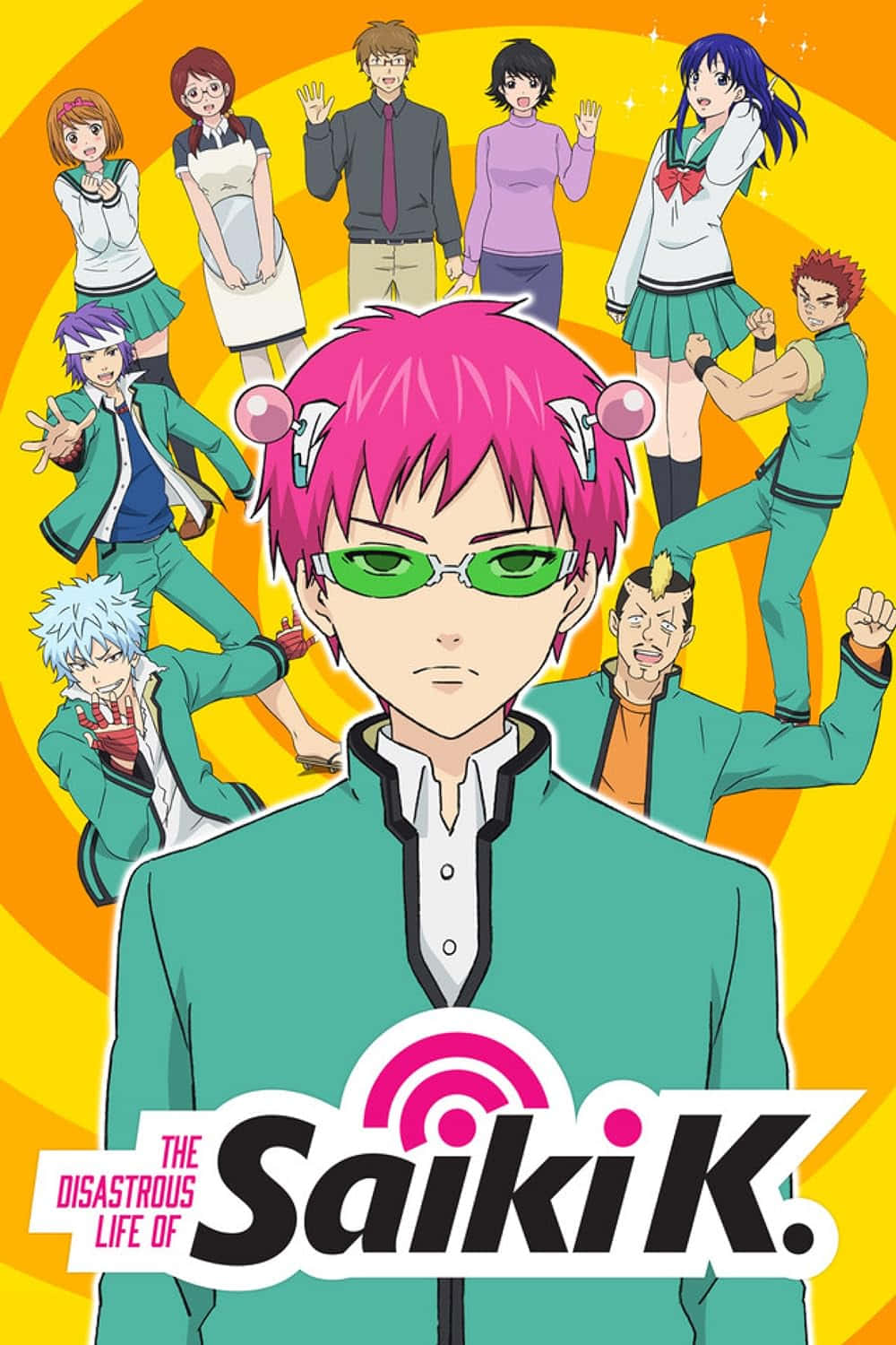 Saiki K Anime Character Collage Wallpaper