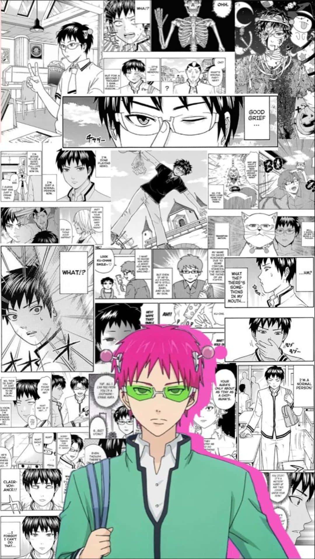 Follow Saiki&Friends As They Embark On Their Quirky Adventure Wallpaper