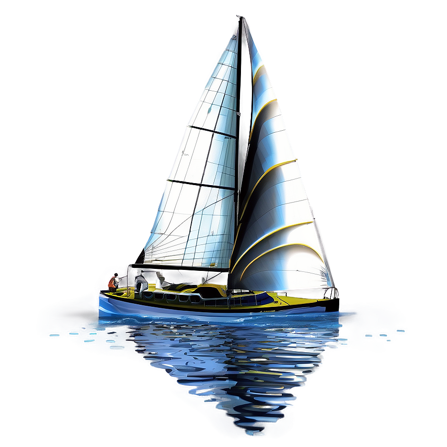 Download Sailboat In Arctic Waters Png Hgh94 | Wallpapers.com