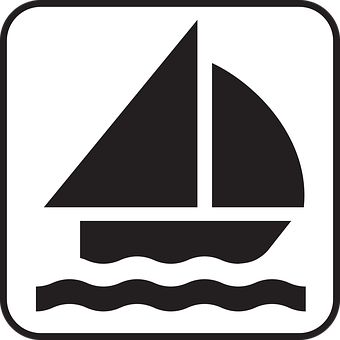 Sailboat Symbol Icon PNG