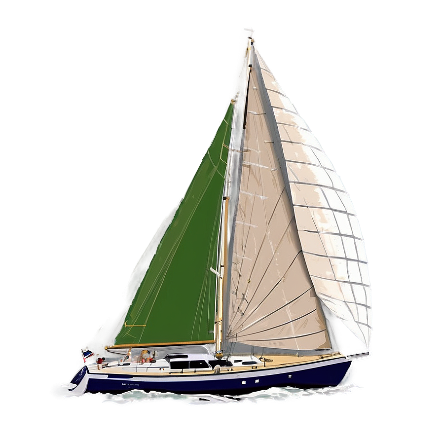 Sailboat Under Full Sail Png 38 PNG