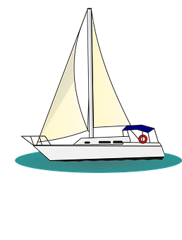 Sailboat Vector Art PNG