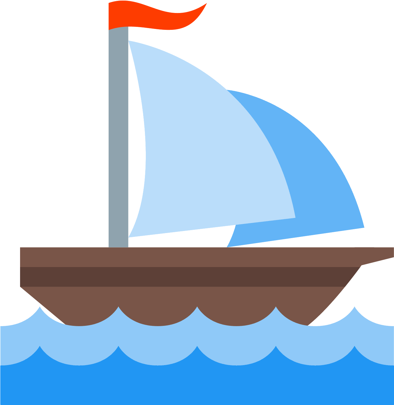 Sailboat Vector Illustration PNG