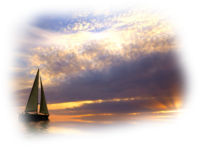 Sailing Into Sunrise PNG