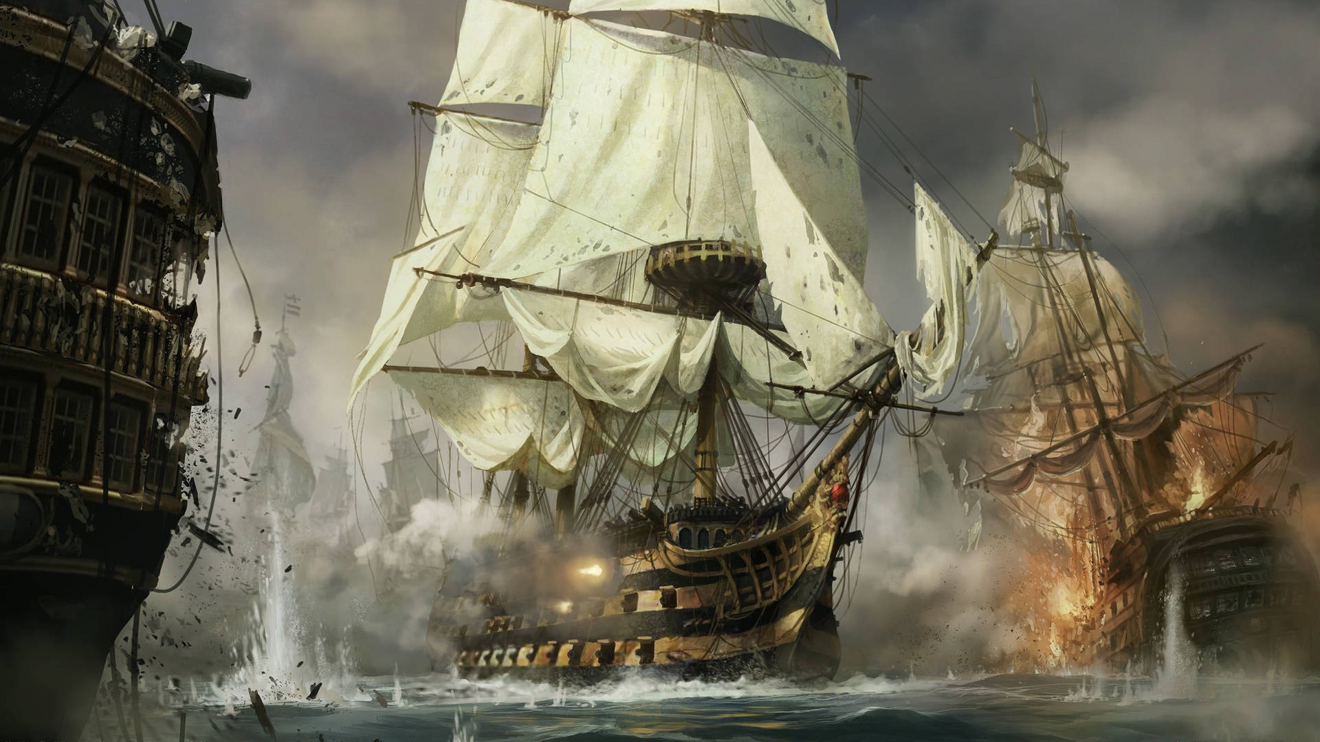 Sailing Ship Napoleon: Total War Wallpaper