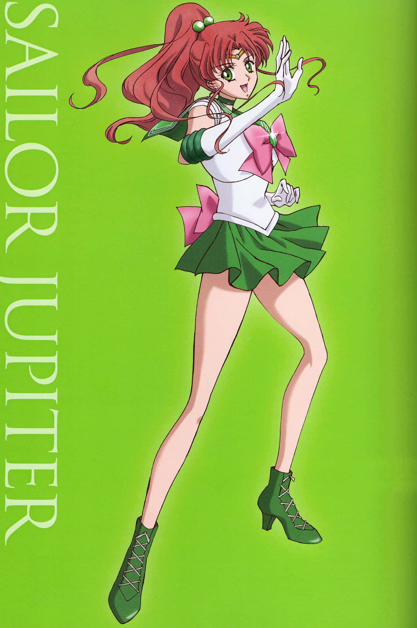 "Sailor Jupiter, the Guardian of Thunder and Courage" Wallpaper