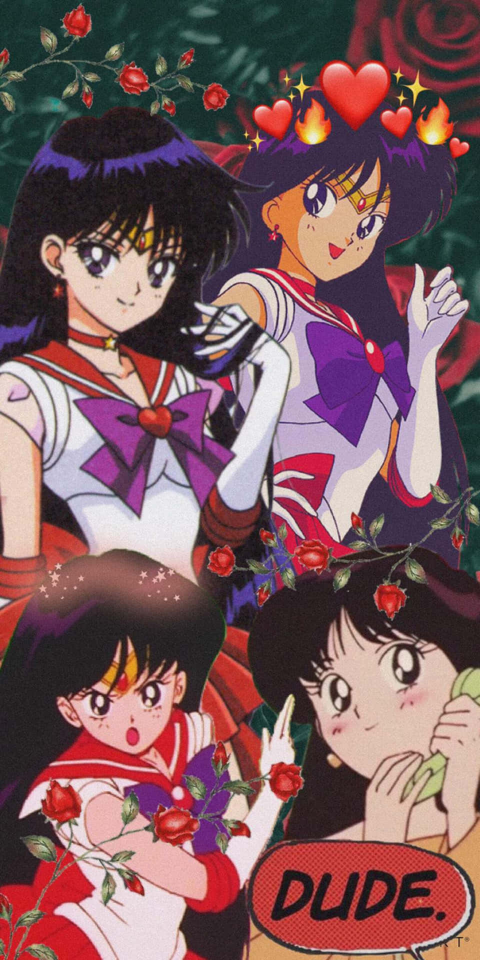 "Sailor Mars is Ready to Battle" Wallpaper