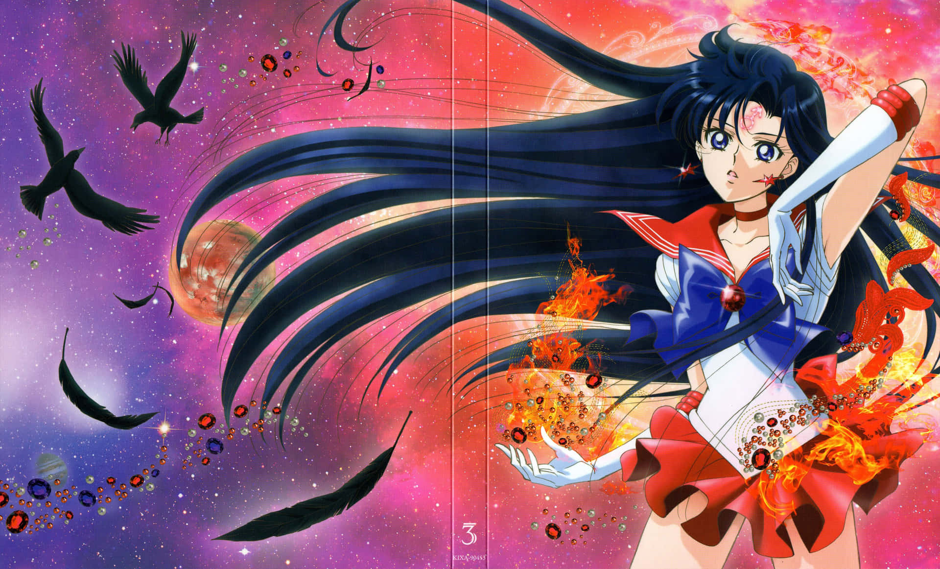 Usagitsukino, También Conocida Como Sailor Mars Fondo de pantalla