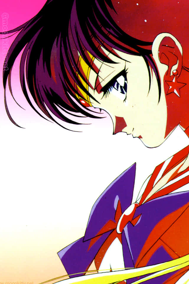 "Sailor Senshi of Fire and Passion, Sailor Mars" Wallpaper