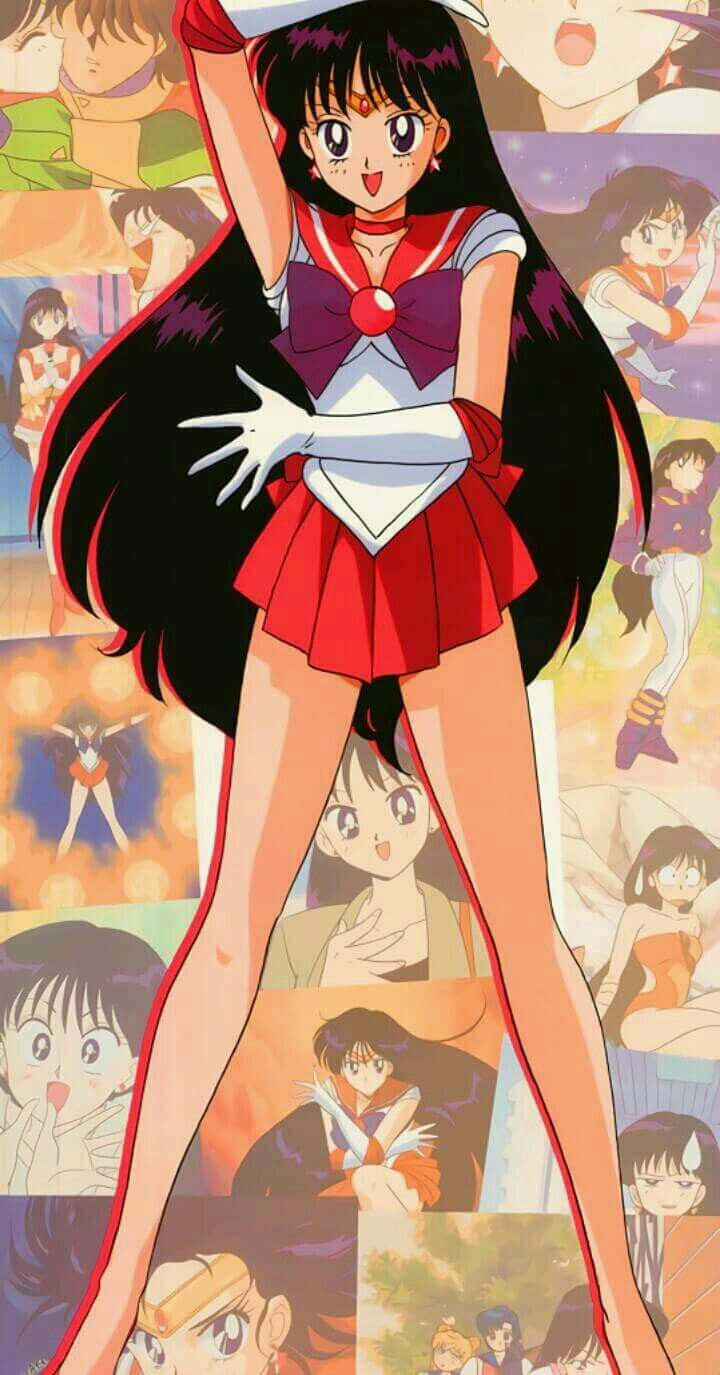 "The Sailor Senshi Fighter - Sailor Mars" Wallpaper