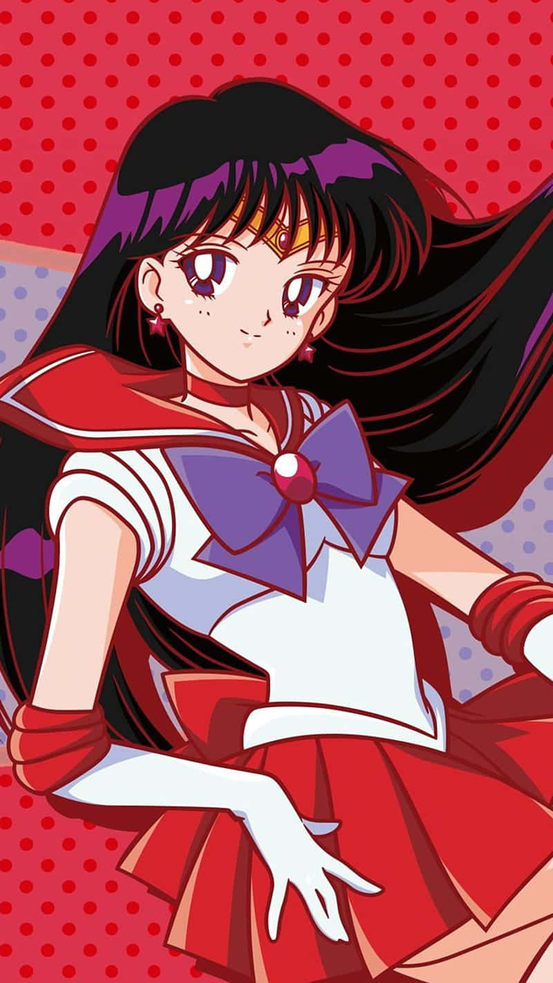 ¡lahermosa Sailor Mars, Guardiana Del Fuego Y La Pasión! Fondo de pantalla