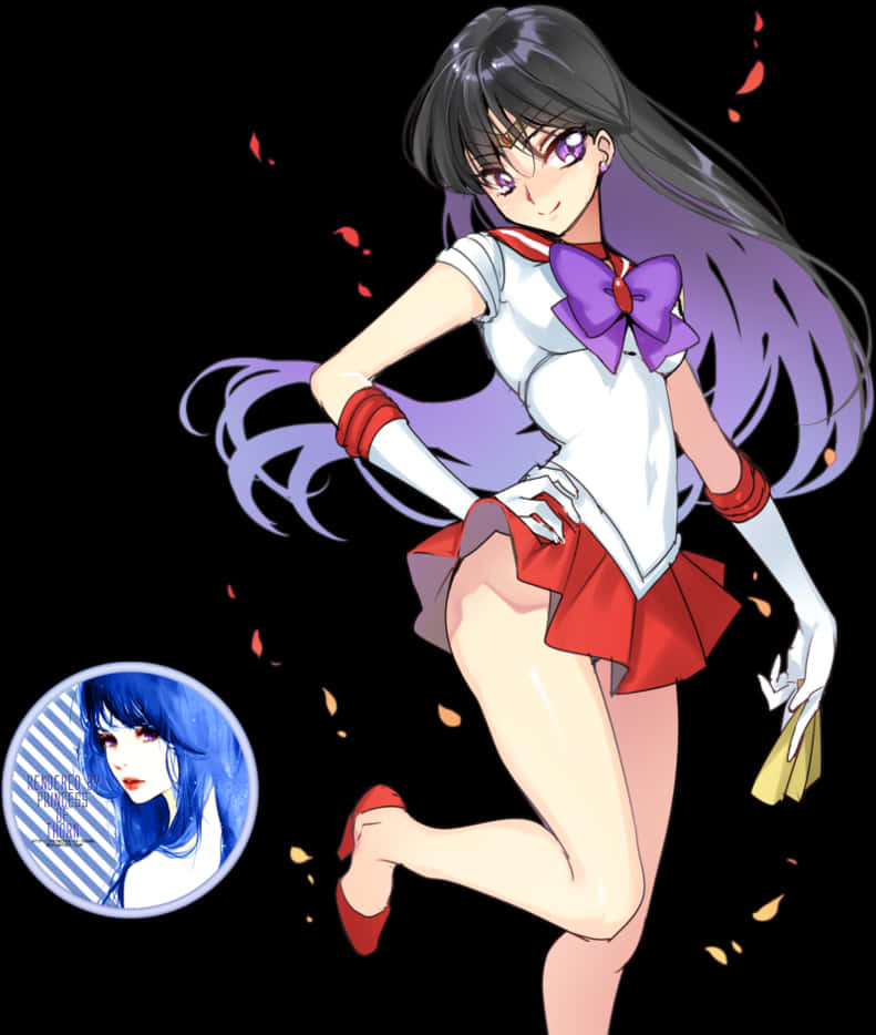 Sailor Mars Anime Character PNG