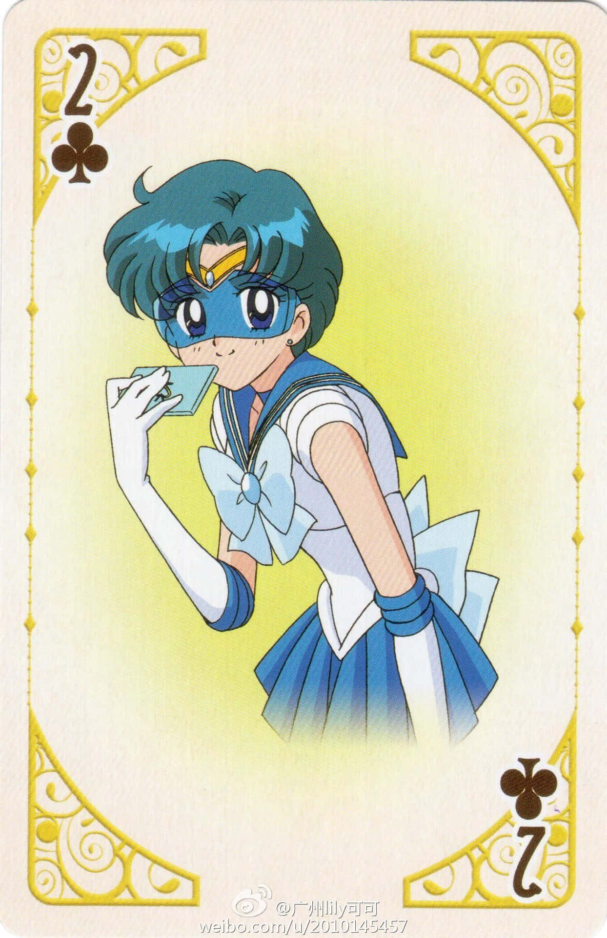 Dieschöne Sailor Mercury, Die Kluge Und Mächtige Hüterin Des Wassers. Wallpaper