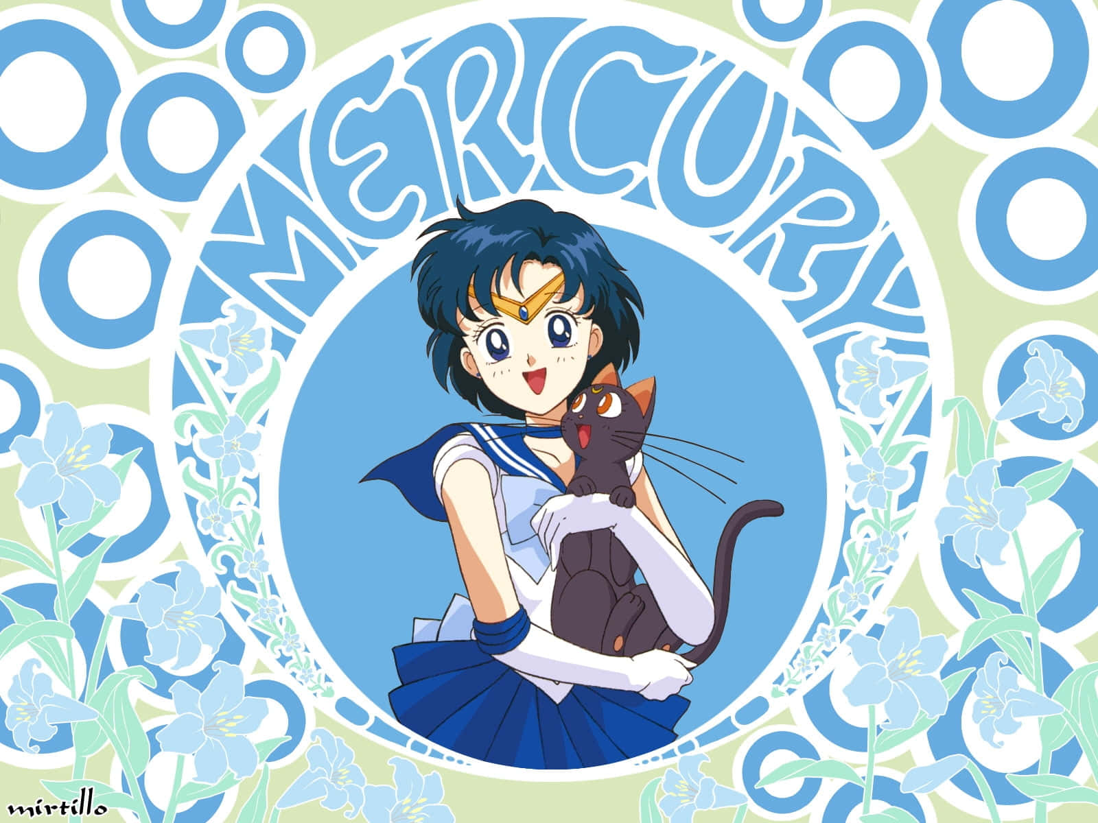 Sailor Mercury, Guardian of Water and Wisdom Wallpaper