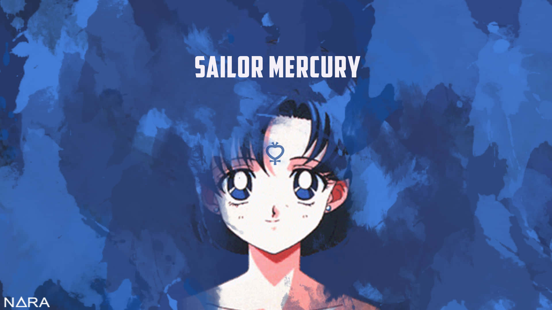 Sailor Mercury fighting for Justice Wallpaper
