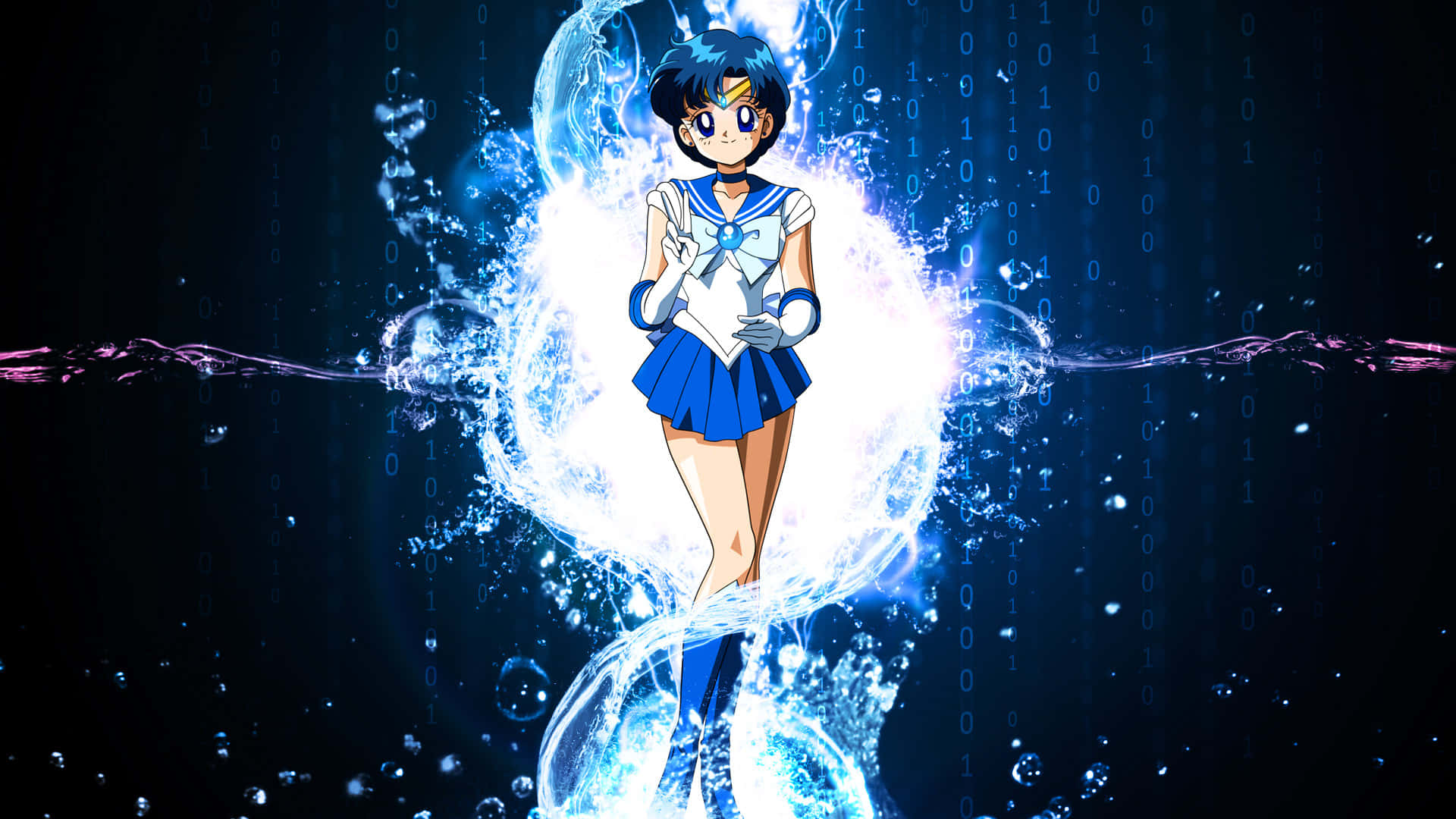 Sailormercury - Guardiana Del Agua, Amiga Del Planeta. Fondo de pantalla