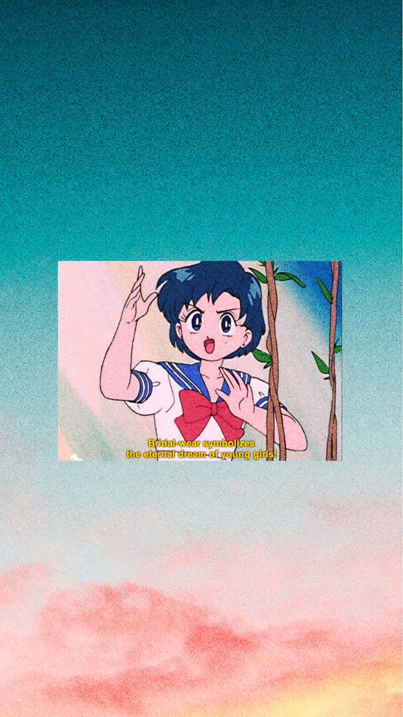 "Sailor Mercury Brings Wisdom and Protection" Wallpaper