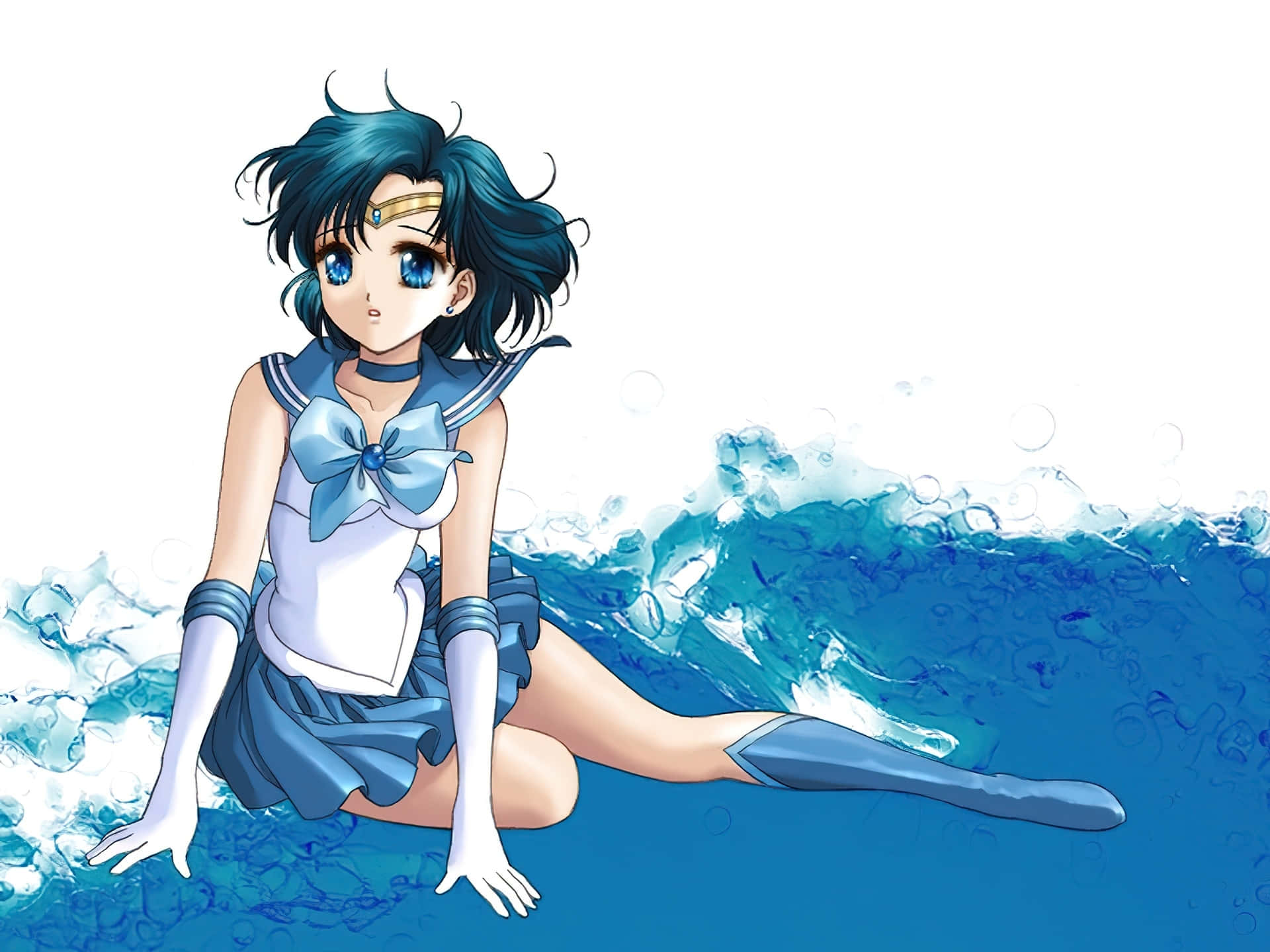 Den magiske og mystiske Sailor Mercury-tapet. Wallpaper