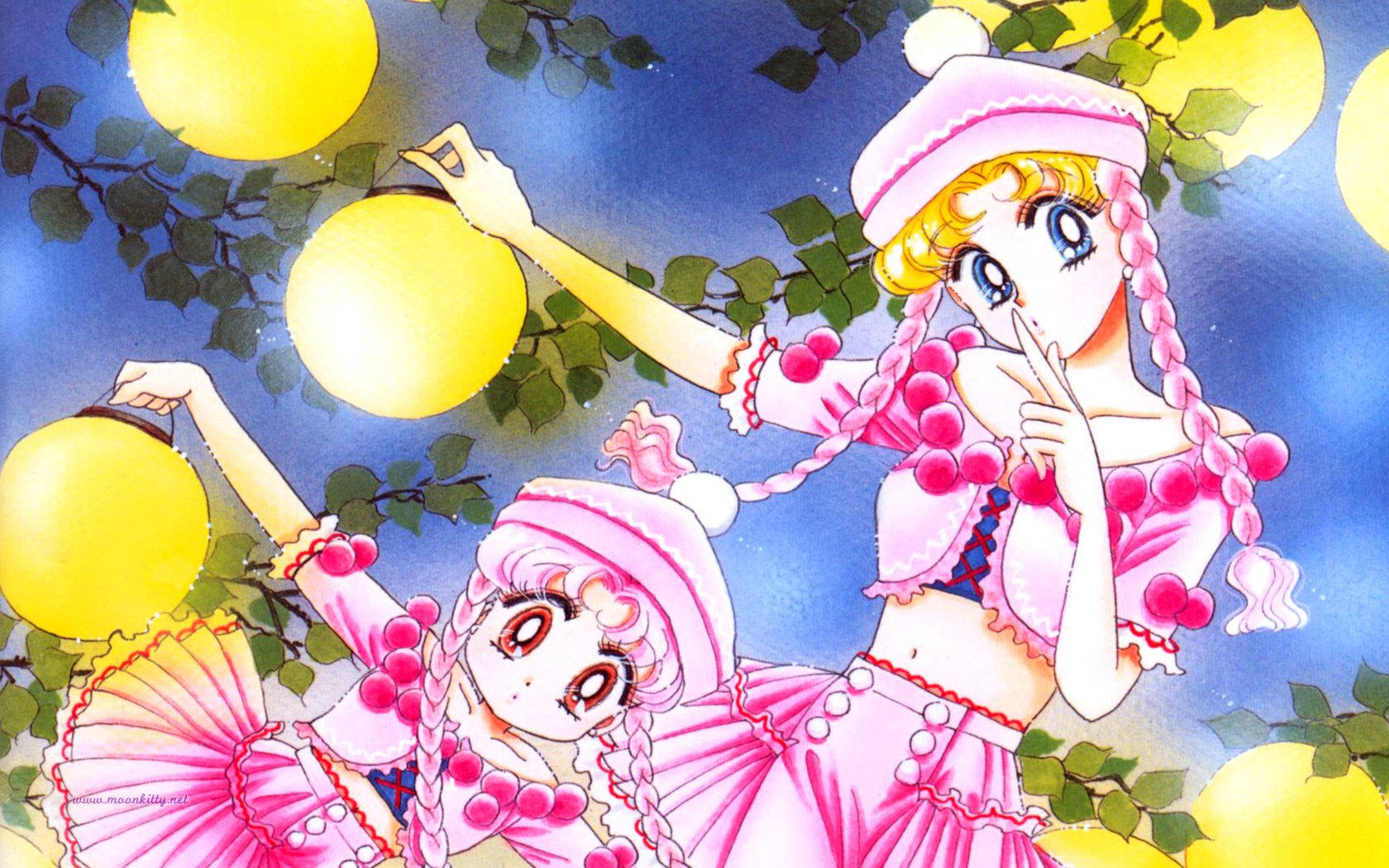 Sailor Moon And Chibiusa Wallpaper