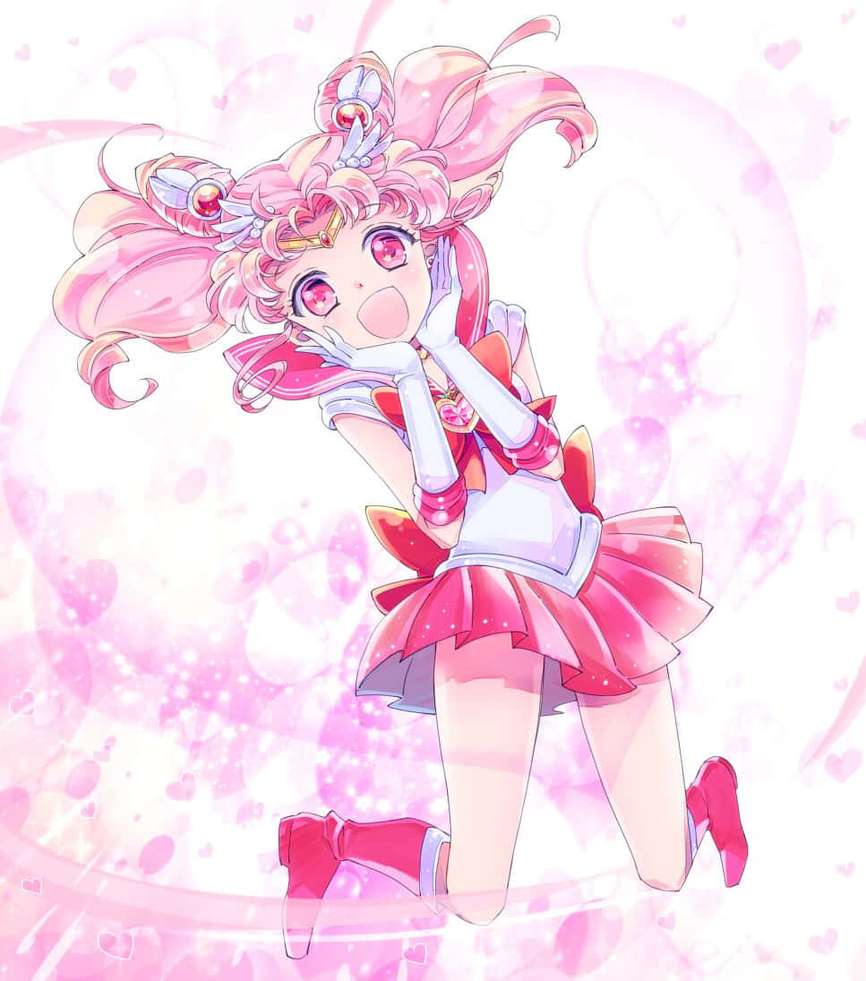 "Adorable Chibiusa of Sailor Moon" Wallpaper