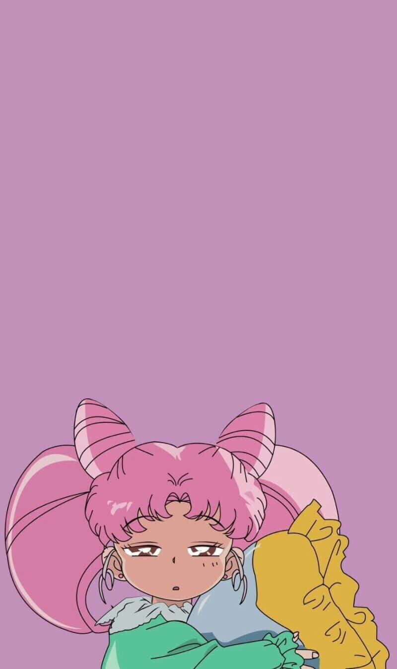 Chibiusa Tsukino, daughter of Sailor Moon Wallpaper