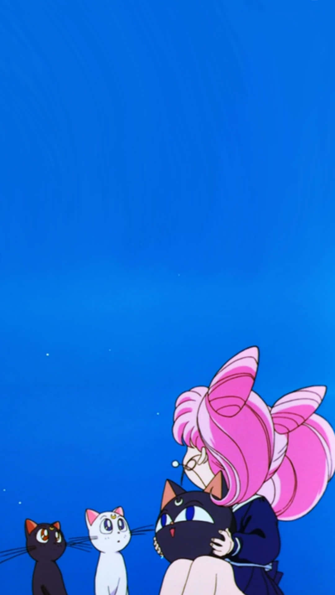 Chibiusa, the daughter of the Moon Goddess in "Sailor Moon" Wallpaper
