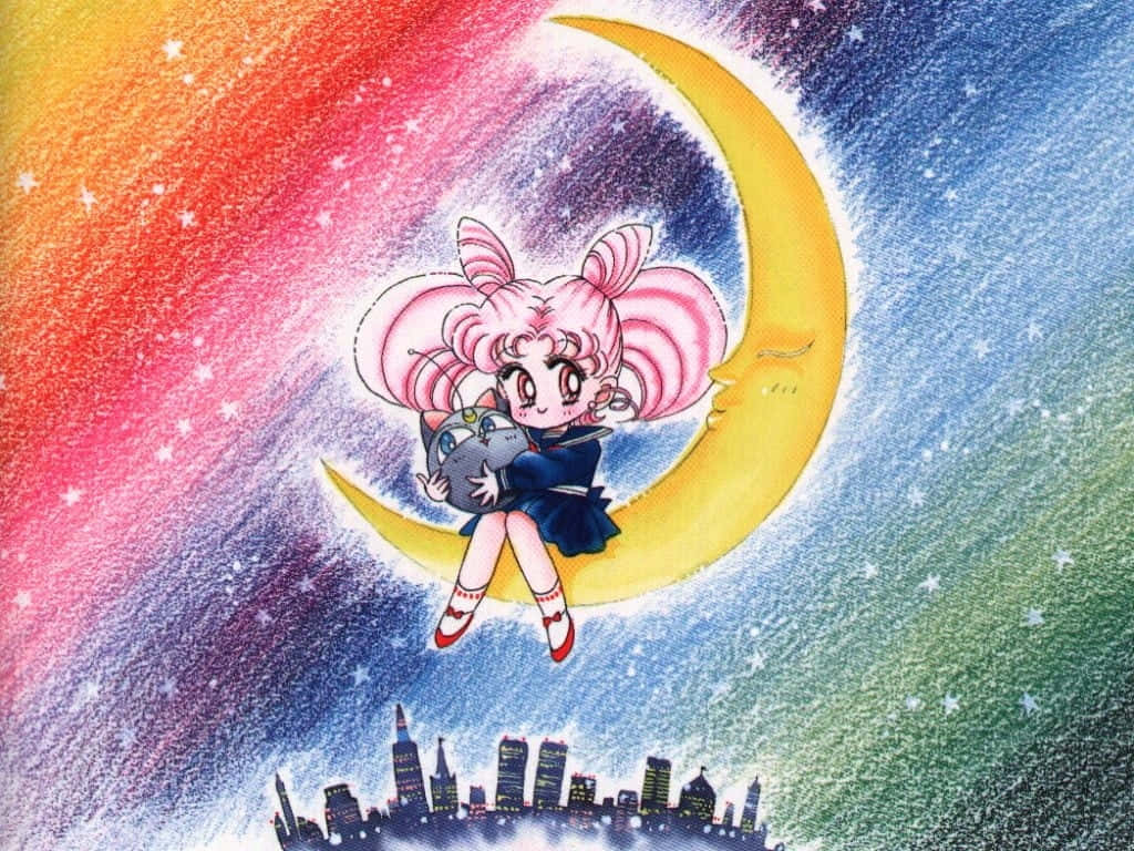 "The Futuristic Guardian, Sailor Chibiusa" Wallpaper