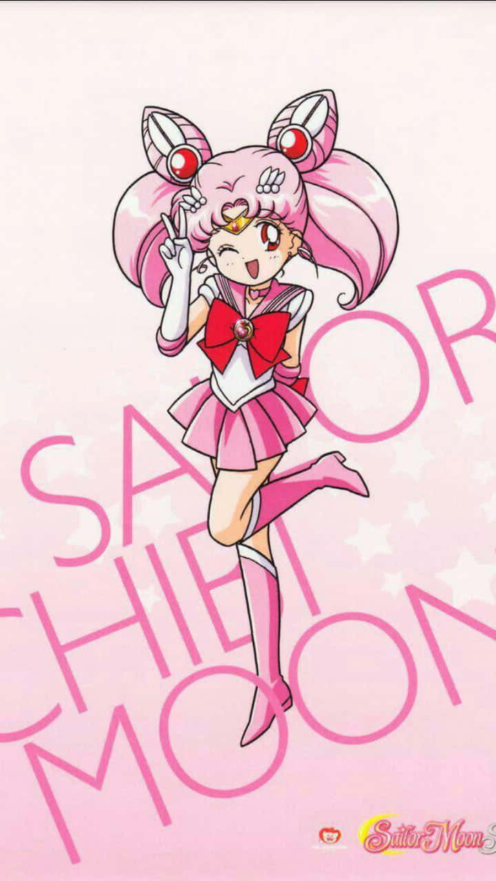 Chibiusa rocker hendes magiske pink pige uniform Wallpaper