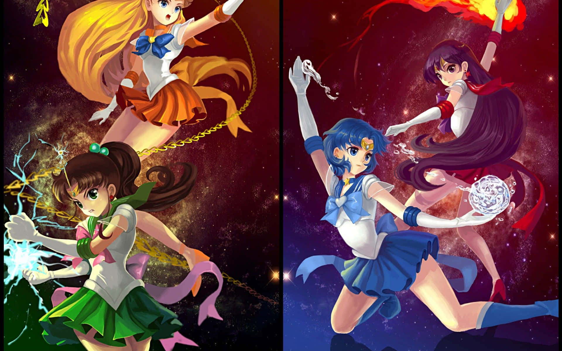 "Sailor Moon ready for battle!" Wallpaper