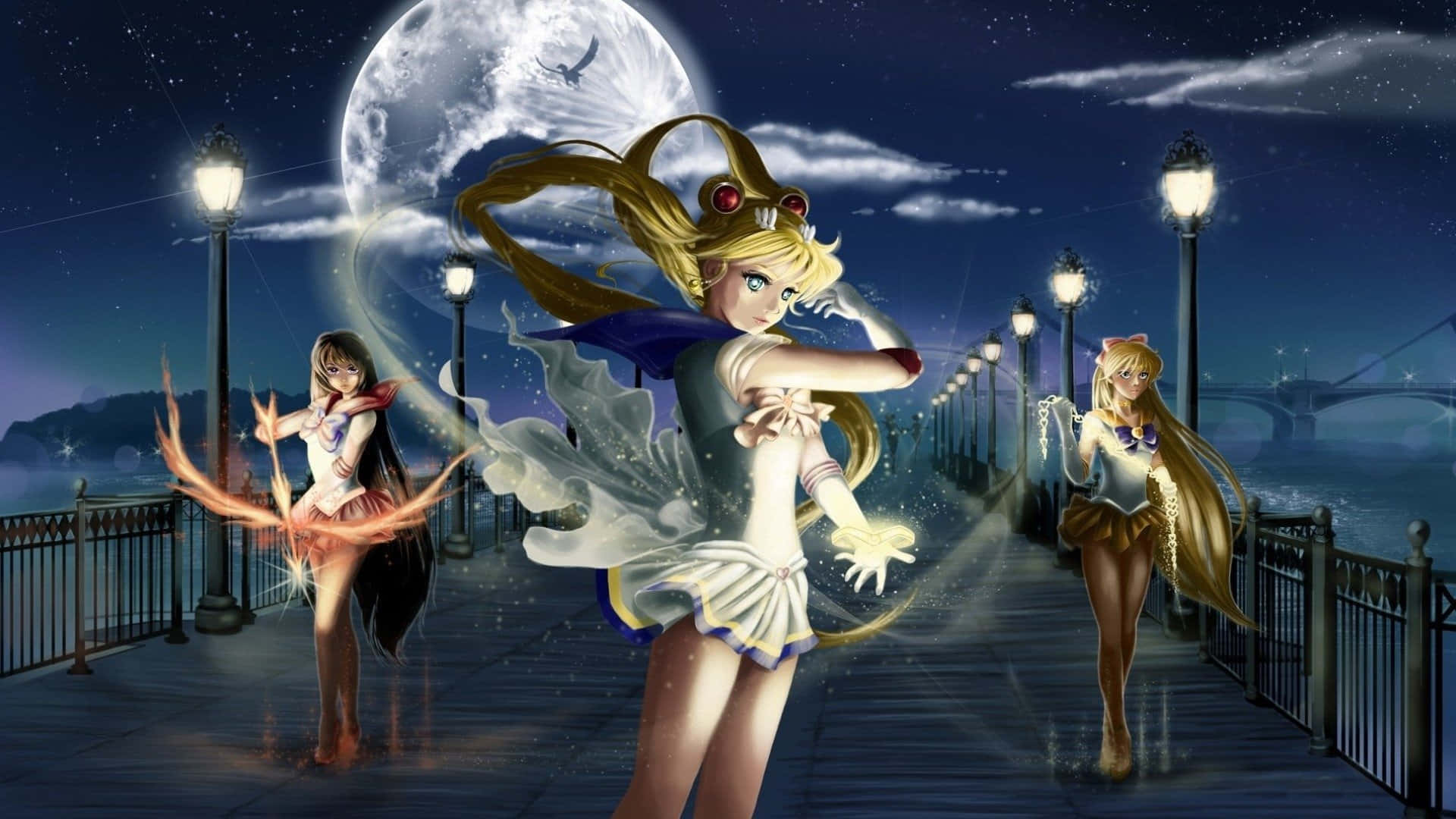 Prettyguardian Sailor Moon: La Resurrección Del Cristal Fondo de pantalla