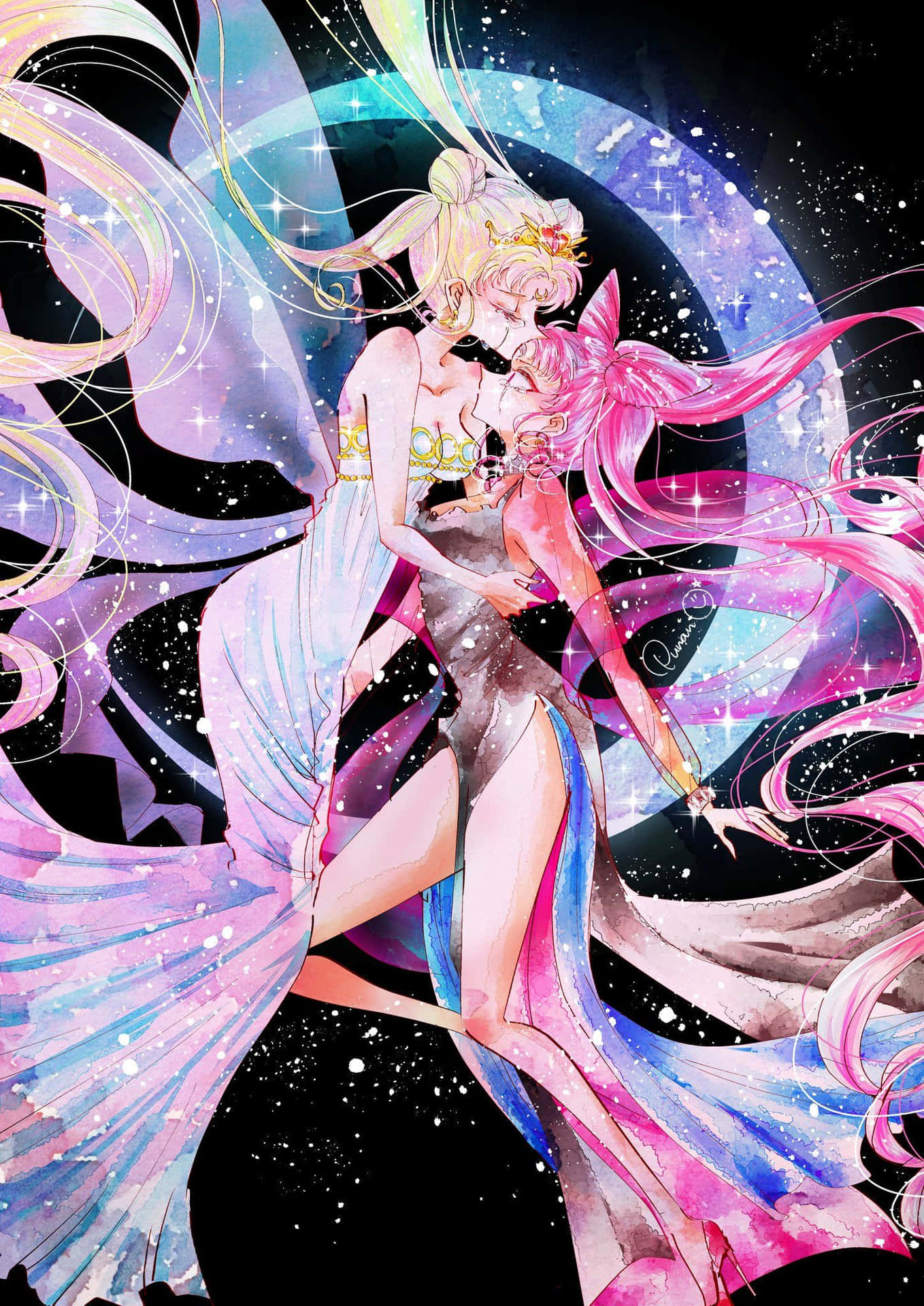 Usagi Tsukino er den heltemodige 'Sailor Moon' i 'Sailor Moon Crystal'. Wallpaper