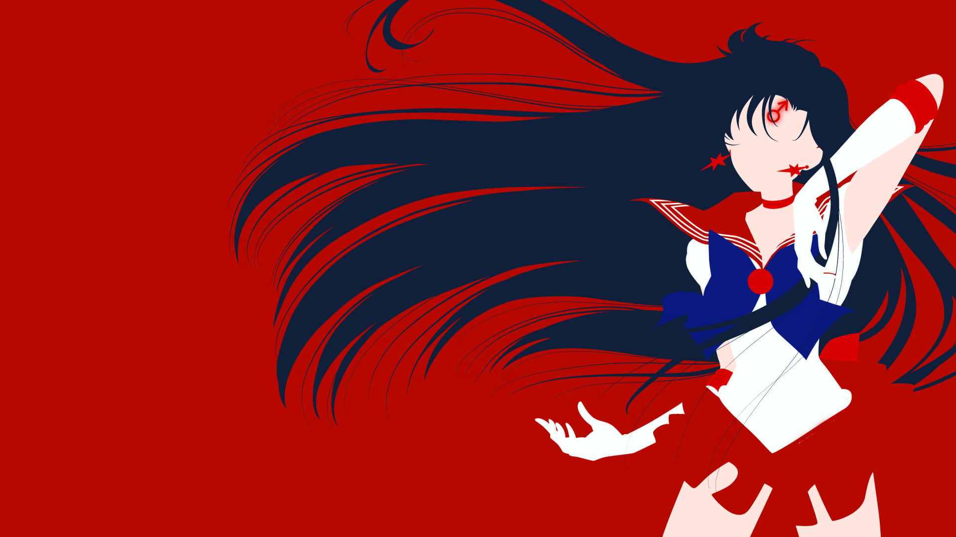 Usagitsukino Transformou-se Em Sailor Moon. Papel de Parede