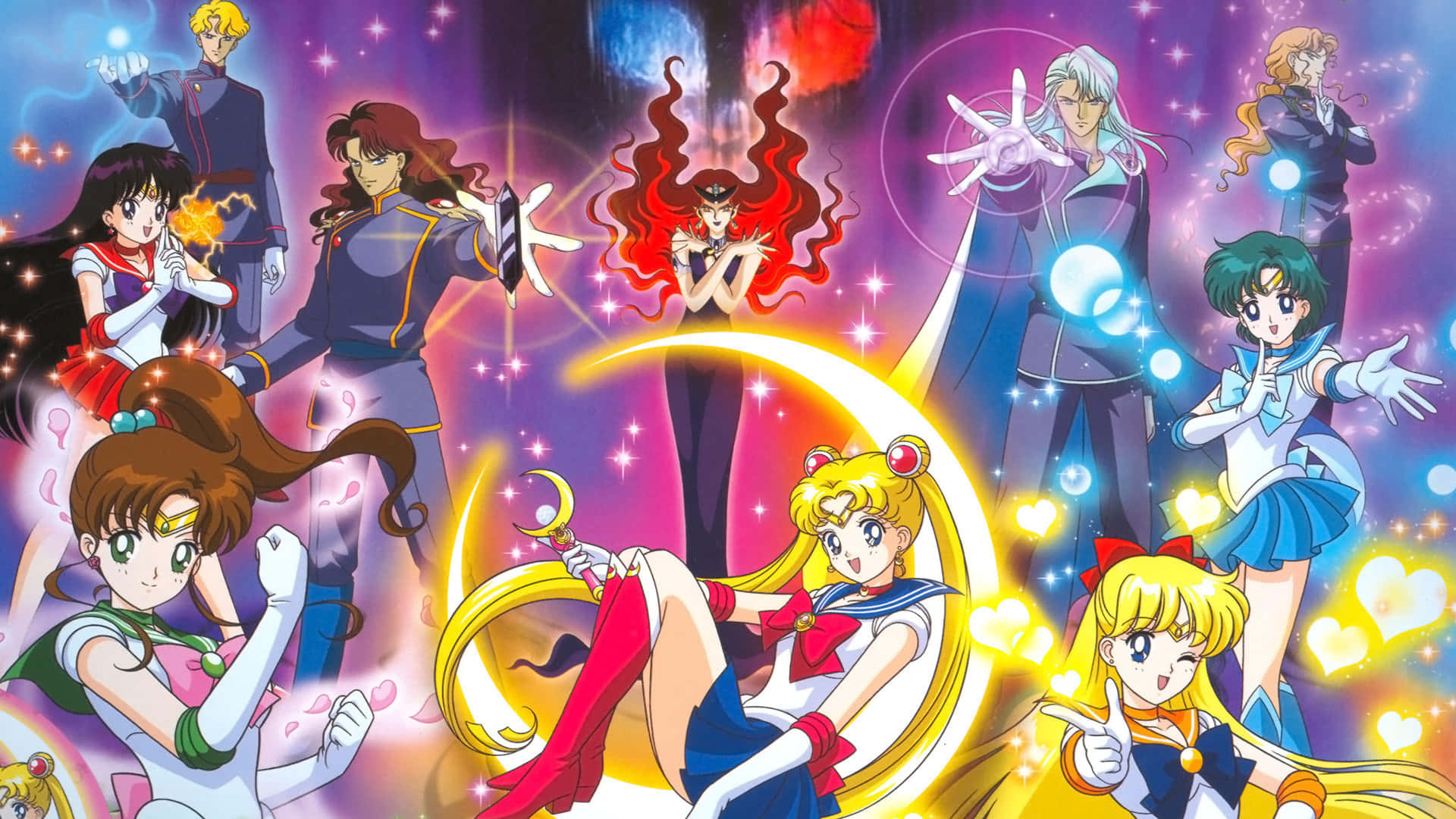 "Sailor Moon Crystal: Transforming into the Legendary Warrior!" Wallpaper
