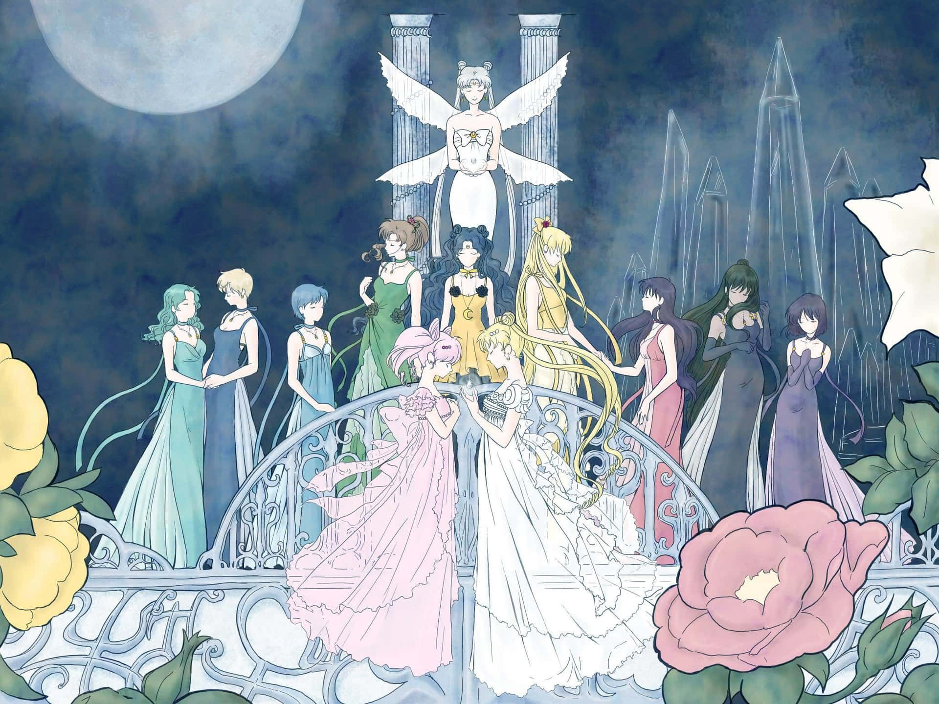 Serenatsukino En Su Forma De Sailor Moon Fondo de pantalla