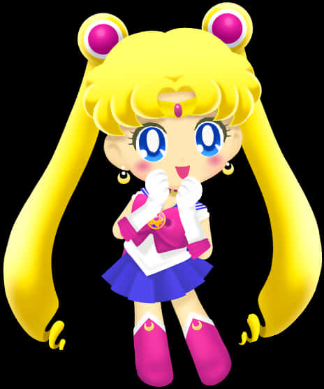 Sailor Moon Cute Pose PNG