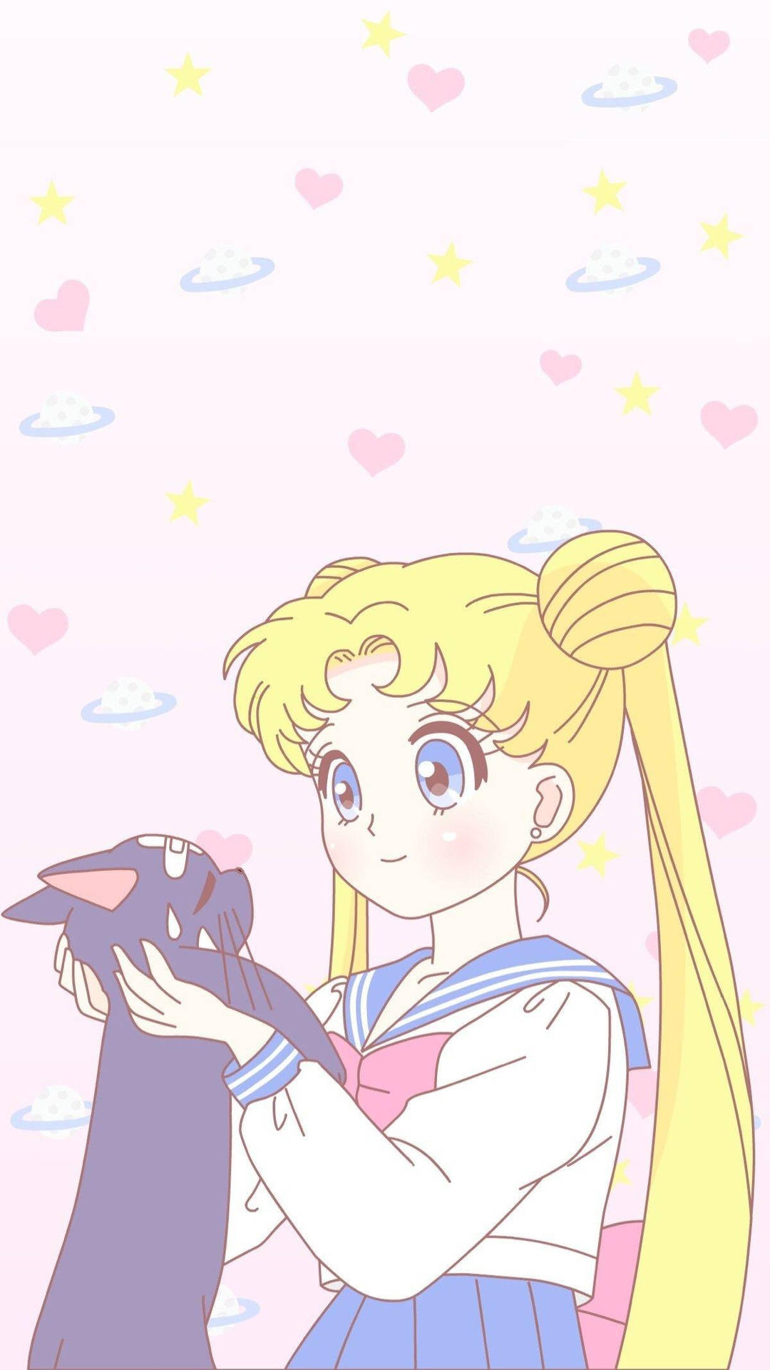 Sailormoon Kawaii Iphone Kunst Wallpaper