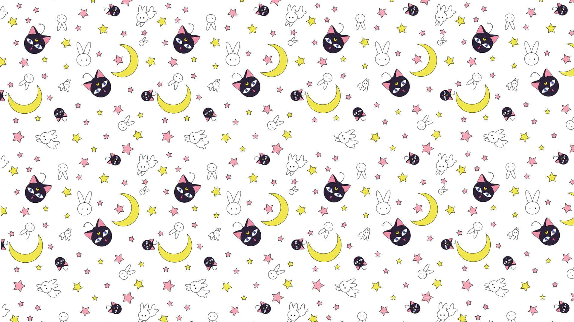 "The signature pattern of the iconic anime, Sailor Moon" Wallpaper