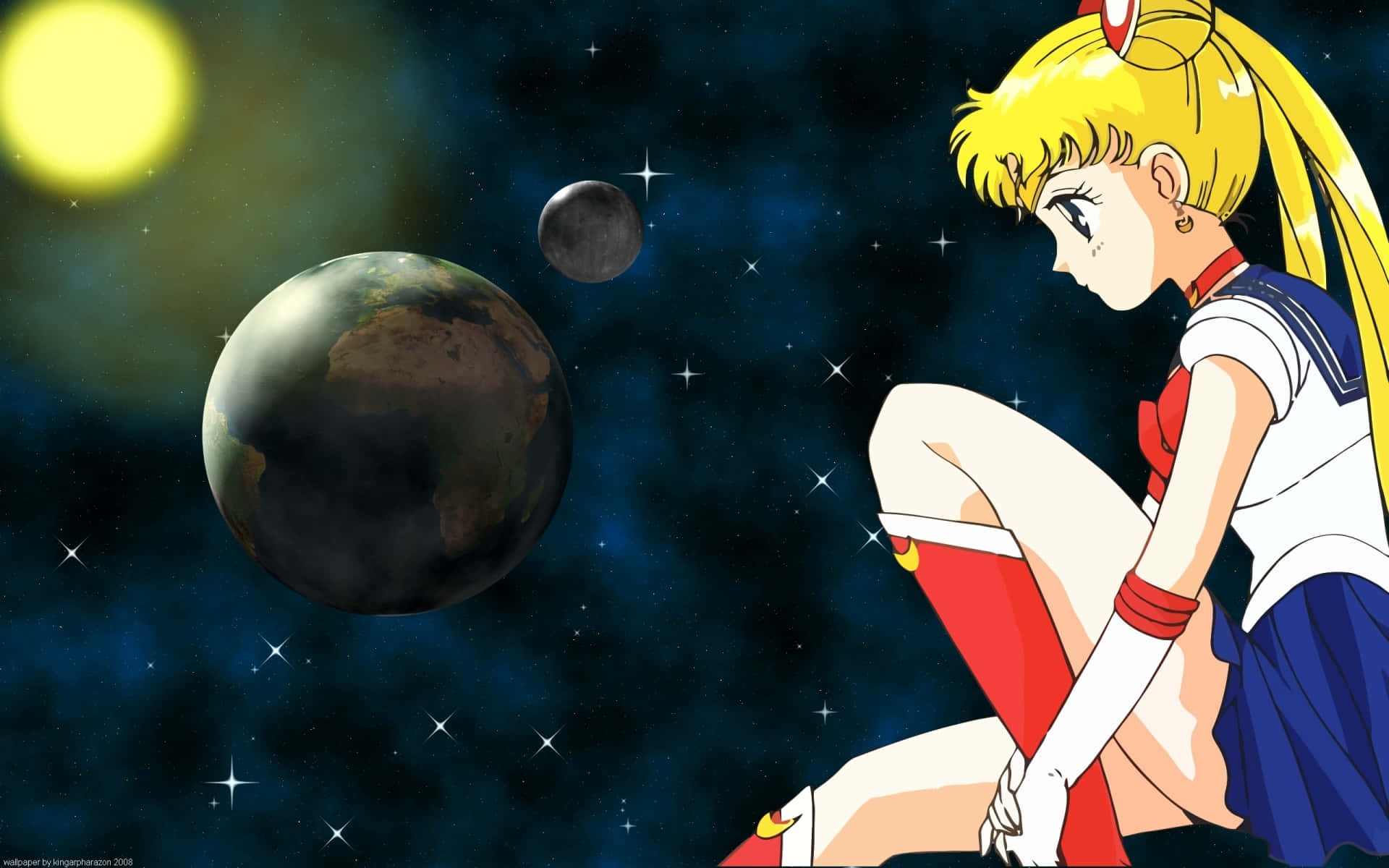 "Sailor Moon harnesses the power of the Moon!"