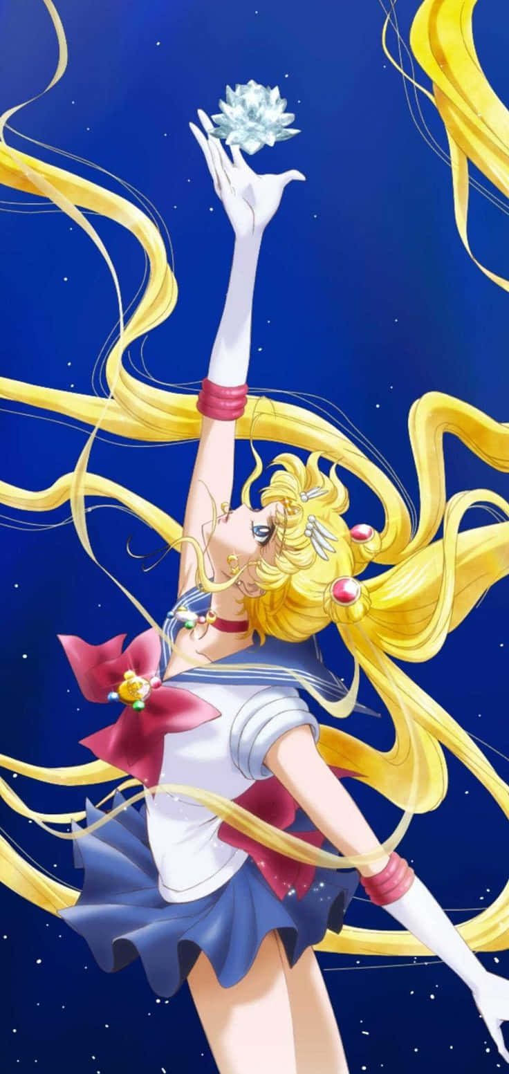 Usagi Tsukino transforms into Sailor Moon!
