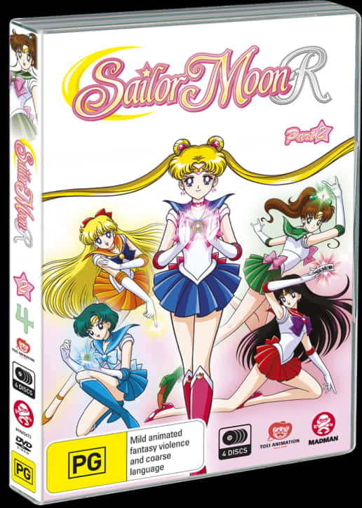 Sailor Moon R Part2 D V D Cover PNG