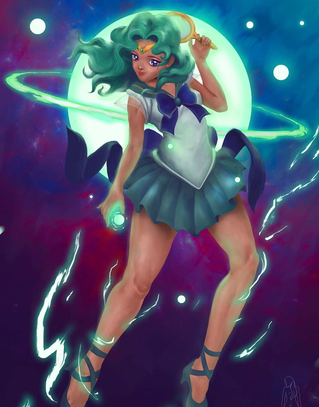 "Take your place by my side, Sailor Neptune" Wallpaper