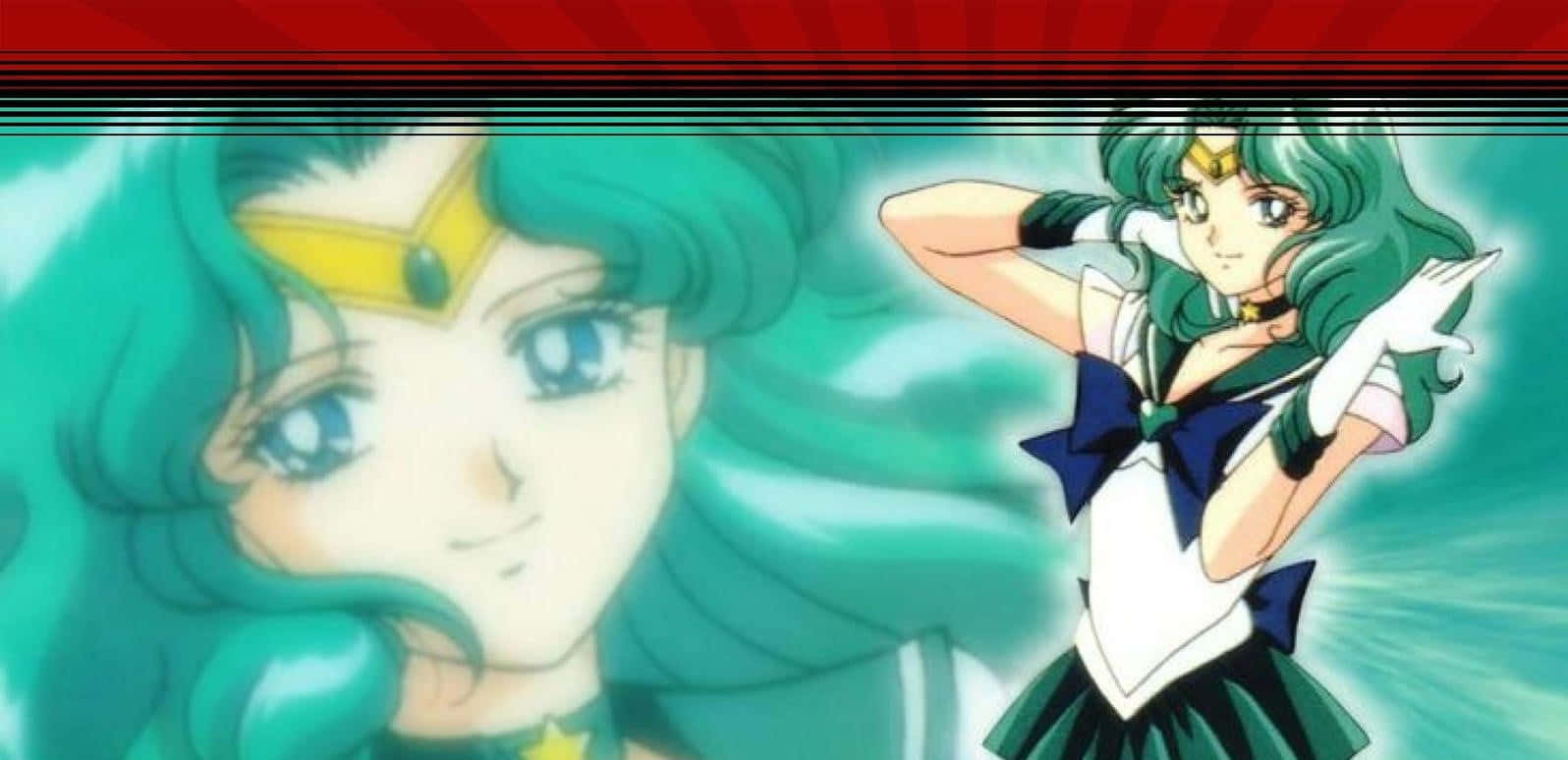 "Mysterious and Elegant, Sailor Neptune" Wallpaper