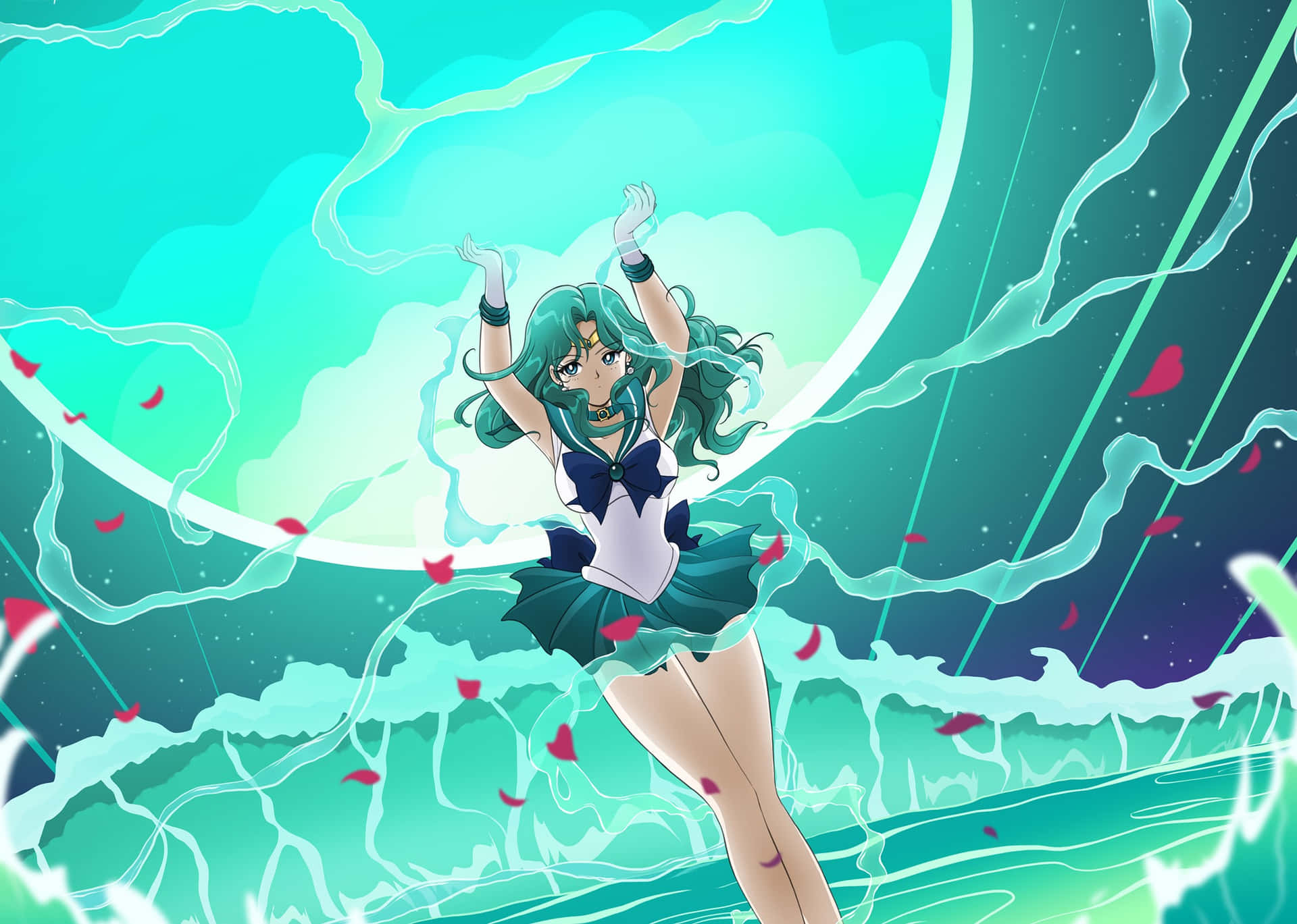 Sailor Neptune, Guardian of the Deep Wallpaper