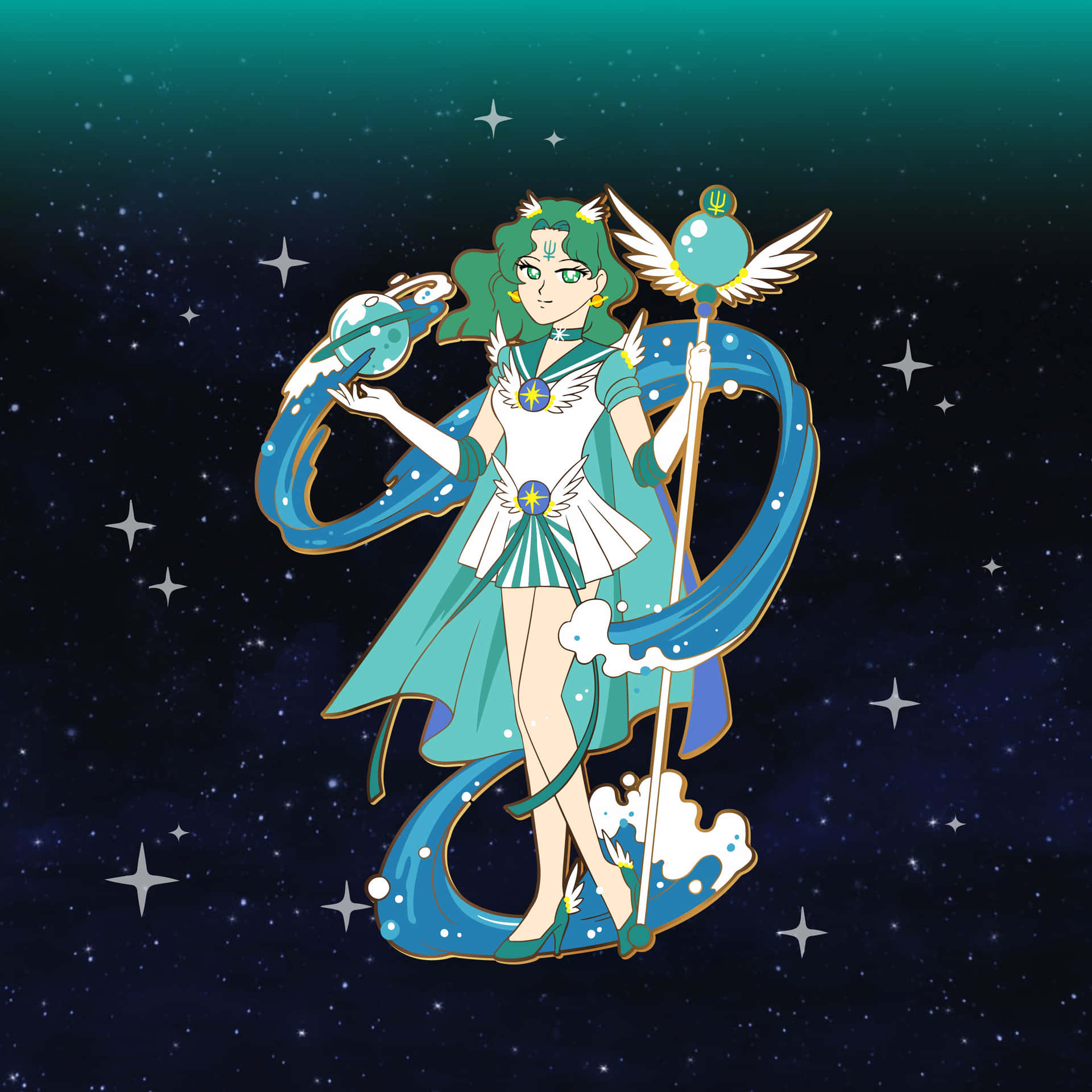 Usagi Tsukino - Sailor Neptune Wallpaper