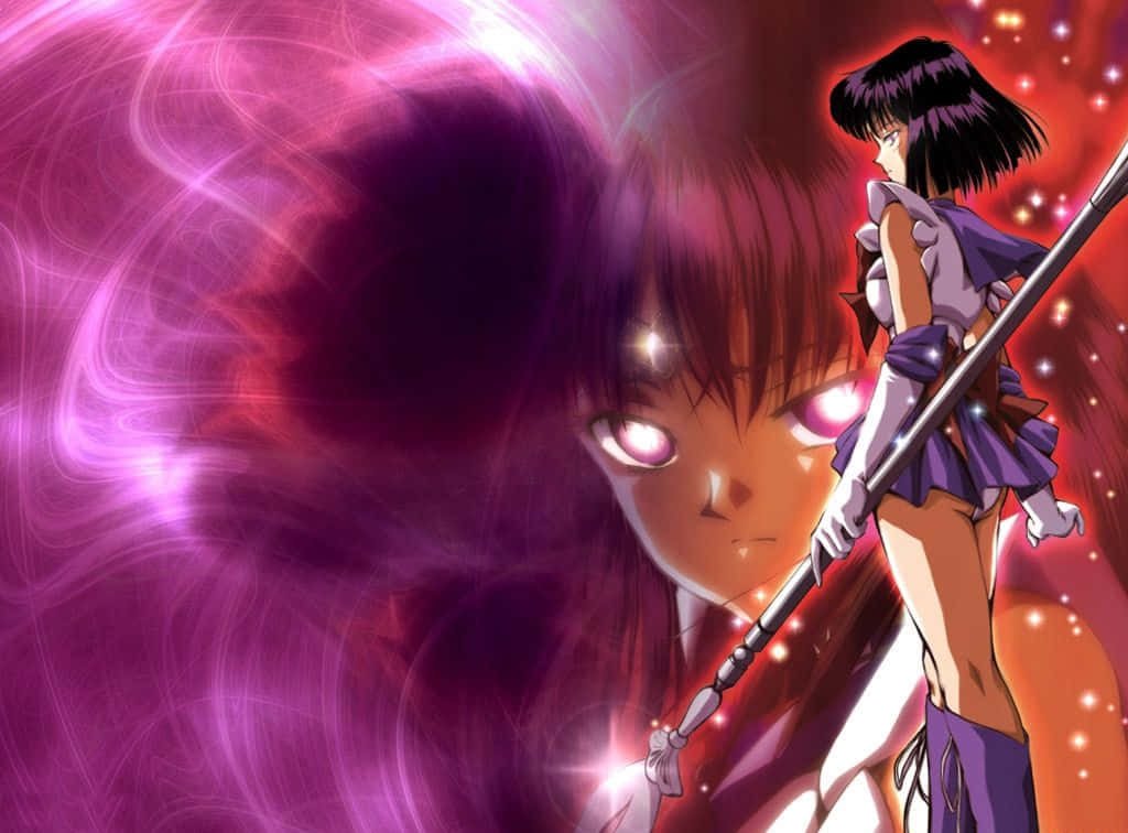 "Sailor Saturn, the Soldier of Destruction and Silence" Wallpaper