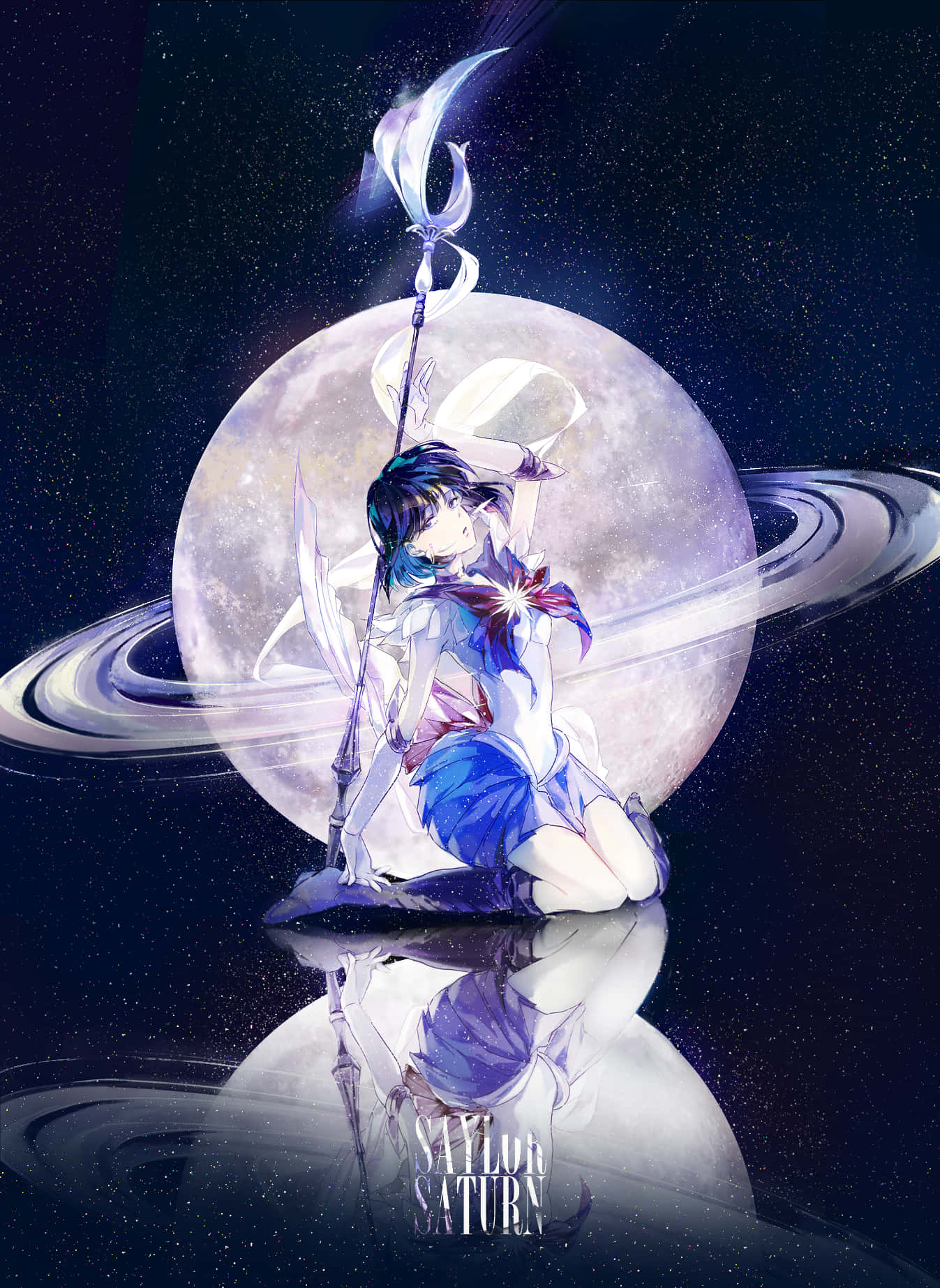 Usurpøren af Stilhed og Ødelæggelse, Sailor Saturn! Wallpaper
